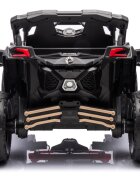 Can-Am Masinuta electrica pentru copii Can Am Marverick UTV kaki 90w acumulator 12V7Ah deschidere usi iluminare led sistem audio bluetooth usb radio fm