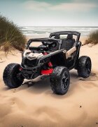 Can-Am Masinuta electrica pentru copii Can Am Marverick UTV kaki 90w acumulator 12V7Ah deschidere usi iluminare led sistem audio bluetooth usb radio fm