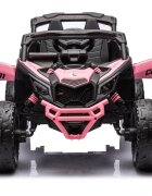 Can-Am Masinuta electrica pentru copii Can Am Marverick UTV Light Pink 12V 90W cu telecomanda 2.4G deschidere usi scaun ergonomic pornire la buton functii muzicale si suspensii