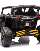 Can-Am Masinuta electrica pentru copii Can Am Marverick UTV Yellow 12V 90W cu telecomanda 2.4G deschidere usi scaun ergonomic pornire la buton functii muzicale si suspensii
