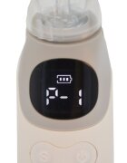 CANGAROO Aspirator nazal electric pentru bebelusicopii Puffee cu lumini si sunete 5 nivele aspirare afisaj LCD 4 capete din silicon