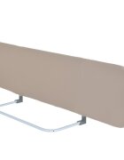 CANGAROO Bariera de protectie pentru copii Magic Beige 150 cm pliabilamecanism practic de pliere fara demontarecadru metalic rezistenthusa textilageanta transport inclusa