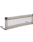CANGAROO Bariera de protectie pentru pat copii Bed Rail Beige Rabatabila la 180 grade Usor de montat Cadru metalic Utilizare pat parinti sau pat tineret Dimensiune 130x43 cm