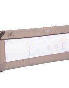 CANGAROO Bariera de protectie pentru pat copii Bed Rail Beige Rabatabila la 180 grade Usor de montat Cadru metalic Utilizare pat parinti sau pat tineret Dimensiune 130x43 cm