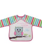 CANGAROO Baveta impermeabila cu maneci Messy Pink