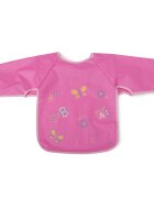 CANGAROO Bavetica impermeabila cu maneci Piggy Pink