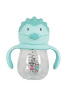 CANGAROO Cana cu pai din silicon 250 ml Brillo blue