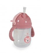 CANGAROO Cana cu pai si manere 240ml Bear Pink Berry