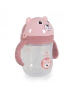 CANGAROO Cana cu pai si manere 240ml Bear Pink Berry