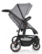 CANGAROO Carucior modular 2 in 1 Ellada Grey cu landou intaritsezut reversibilmaner parental reglabilspatar reglabil cu pozitie somnhuse pentru picioare si geanta accesorii incluse