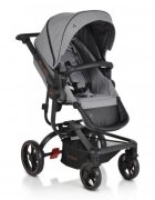 CANGAROO Carucior modular 2 in 1 Ellada Grey cu landou intaritsezut reversibilmaner parental reglabilspatar reglabil cu pozitie somnhuse pentru picioare si geanta accesorii incluse