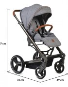 CANGAROO Carucior modular 2 in 1 Icon Grey