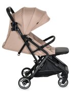 CANGAROO Carucior sport Airwalk Crepe Beige compatibil cabina avionpliere automata ultracompactacopertina XXL protectie UVUPF 50+ si ventilatiesuspensiispatar reglabil cu pozitie de somncentura de sigurantasuport pahar