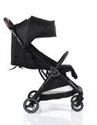 CANGAROO Carucior sport Easy Fold Negru cu pliere compacta Autofoldpana la 22kgcadru din aluminiupozitie de somnroti EVA detasabile si husa de picioare inclusa