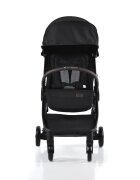 CANGAROO Carucior sport Easy Fold Negru cu pliere compacta Autofoldpana la 22kgcadru din aluminiupozitie de somnroti EVA detasabile si husa de picioare inclusa + CADOU Pompa de san electrica