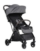 CANGAROO Carucior sport pana la 22kg cadru din aluminiu cu pliere compacta Autofoldspatar reglabil pana la pozitie de somnroti EVA detasabile si husa de picioare inclusa Easy Fold Gri