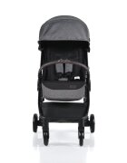 CANGAROO Carucior sport pana la 22kg cadru din aluminiu cu pliere compacta Autofoldspatar reglabil pana la pozitie de somnroti EVA detasabile si husa de picioare inclusa Easy Fold Gri