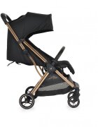 CANGAROO Carucior sport pana la 22kg cadru din aluminiu cu pliere compacta Autofoldspatar reglabil pana la pozitie de somnroti EVA detasabile si husa de picioare inclusa Easy Fold Limited edition Black
