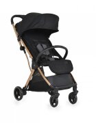 CANGAROO Carucior sport pana la 22kg cadru din aluminiu cu pliere compacta Autofoldspatar reglabil pana la pozitie de somnroti EVA detasabile si husa de picioare inclusa Easy Fold Limited edition Black