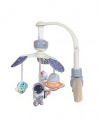 CANGAROO Carusel muzical cu prindere universala si jucarii detasabile Moonlight Blue