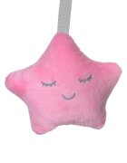 CANGAROO Carusel muzical cu prindere universala si jucarii detasabile Moonlight Pink
