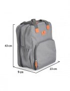 CANGAROO Geanta scutece si patut 2 in 1 Liana gri