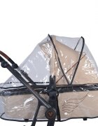 CANGAROO Husa de ploaie universala pentru carucior copii Rain Cover cu orificii ventilatiepliere compactaprotejeaza de ploaievantzapadamaterial transparent pentru vizibilitate maximadimensiune 60x40x87 cm