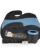CANGAROO Inaltator auto copii fixare cu ISOFIX Swift Albastru 125-150 cm omologat R-129 I-Size cu suport pahar incluscotiere ergonomicecentura ghidajhusa detasabila