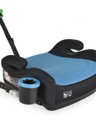 CANGAROO Inaltator auto copii fixare cu ISOFIX Swift Albastru 125-150 cm omologat R-129 I-Size cu suport pahar incluscotiere ergonomicecentura ghidajhusa detasabila