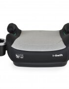 CANGAROO Inaltator auto copii fixare cu ISOFIX Swift Gri 125-150 cm omologat R-129 I-Size cu suport pahar incluscotiere ergonomicecentura ghidajhusa detasabila