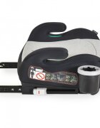 CANGAROO Inaltator auto copii fixare cu ISOFIX Swift Gri 125-150 cm omologat R-129 I-Size cu suport pahar incluscotiere ergonomicecentura ghidajhusa detasabila
