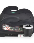 CANGAROO Inaltator auto copii fixare cu ISOFIX Swift Negru 125-150 cm omologat R-129 I-Size cu suport pahar incluscotiere ergonomicecentura ghidajhusa detasabila