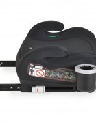 CANGAROO Inaltator auto copii fixare cu ISOFIX Swift Negru 125-150 cm omologat R-129 I-Size cu suport pahar incluscotiere ergonomicecentura ghidajhusa detasabila