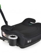 CANGAROO Inaltator auto copii fixare cu ISOFIX Swift Negru 125-150 cm omologat R-129 I-Size cu suport pahar incluscotiere ergonomicecentura ghidajhusa detasabila