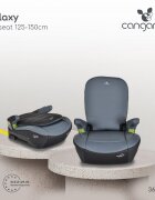 CANGAROO Inaltator auto Cosmos Black 125-150 cm cu spatar rabatabilFixare cu ISOFIXCertificare I-Size R-129Husa detasabilaCotiere