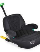 CANGAROO Inaltator auto pentru copii Jax i-Size Negru 125-150cmfixare cu isofixcentura de ghidajspatar detasabil si husa lavabila