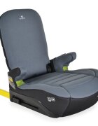 CANGAROO Inaltator auto Space Gray 125-150 cm cu spatar rabatabilFixare cu ISOFIXCertificare I-Size R-129Husa detasabilaCotiere