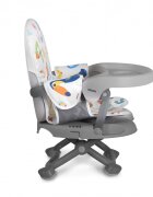 CANGAROO Inaltator de masa booster pentru copii Kiwi 123pliere compacta cu maner transportinaltime reglabila 4 nivelepicioare antiderapantemasuta detasabila cu compartiment paharhusa impermeabilacenturi de siguranta