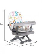 CANGAROO Inaltator de masa booster pentru copii Kiwi 123pliere compacta cu maner transportinaltime reglabila 4 nivelepicioare antiderapantemasuta detasabila cu compartiment paharhusa impermeabilacenturi de siguranta