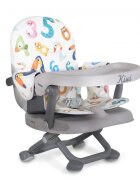 CANGAROO Inaltator de masa booster pentru copii Kiwi 123pliere compacta cu maner transportinaltime reglabila 4 nivelepicioare antiderapantemasuta detasabila cu compartiment paharhusa impermeabilacenturi de siguranta