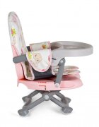 CANGAROO Inaltator de masa booster pentru copii Kiwi Cupcakepliere compacta cu maner transportinaltime reglabila 4 nivelepicioare antiderapantemasuta detasabila cu compartiment paharhusa impermeabilacenturi de siguranta