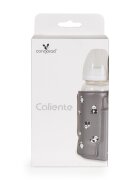 CANGAROO Incalzitor portabil pentru biberoane Caliente Grey cu baterie incorporataafisaj LED termostat incarcare mufa tip Cmaterial PU flexibil de inalta calitate