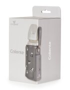 CANGAROO Incalzitor portabil pentru biberoane Caliente Grey cu baterie incorporataafisaj LED termostat incarcare mufa tip Cmaterial PU flexibil de inalta calitate