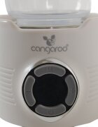 CANGAROO Incalzitor portabil pentru biberoane Preston alb cu acumulator 9000 mAh incarcare USB C 5 adaptoare biberoane si biberon 180ml incluse