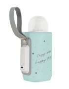CANGAROO Incalzitor portabil pentru biberoane Thermo Mintdesign compactincarcare mufa tip Cmaterial PU flexibil de inalta calitate