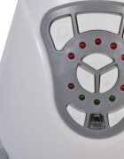 CANGAROO Leagan electric bebelusi Swing Cloud Grey Stars cu sezut reglabil5 viteze de leganaretemporizatorsezut rotativ 90gradepernuta reductorcenturi de sigurantaadaptor priza inclus