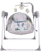 CANGAROO Leagan electric cu conectare la priza Baby Swing+ Grey