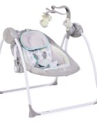 CANGAROO Leagan electric cu conectare la priza Baby Swing+ Grey