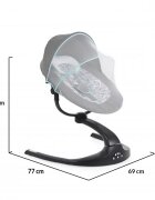 CANGAROO Leagan electric cu conectare la priza cu telecomanda si sezut rotativ Meira Mint