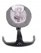 CANGAROO Leagan electric cu conectare la priza cu telecomanda si sezut rotativ Meira Pink
